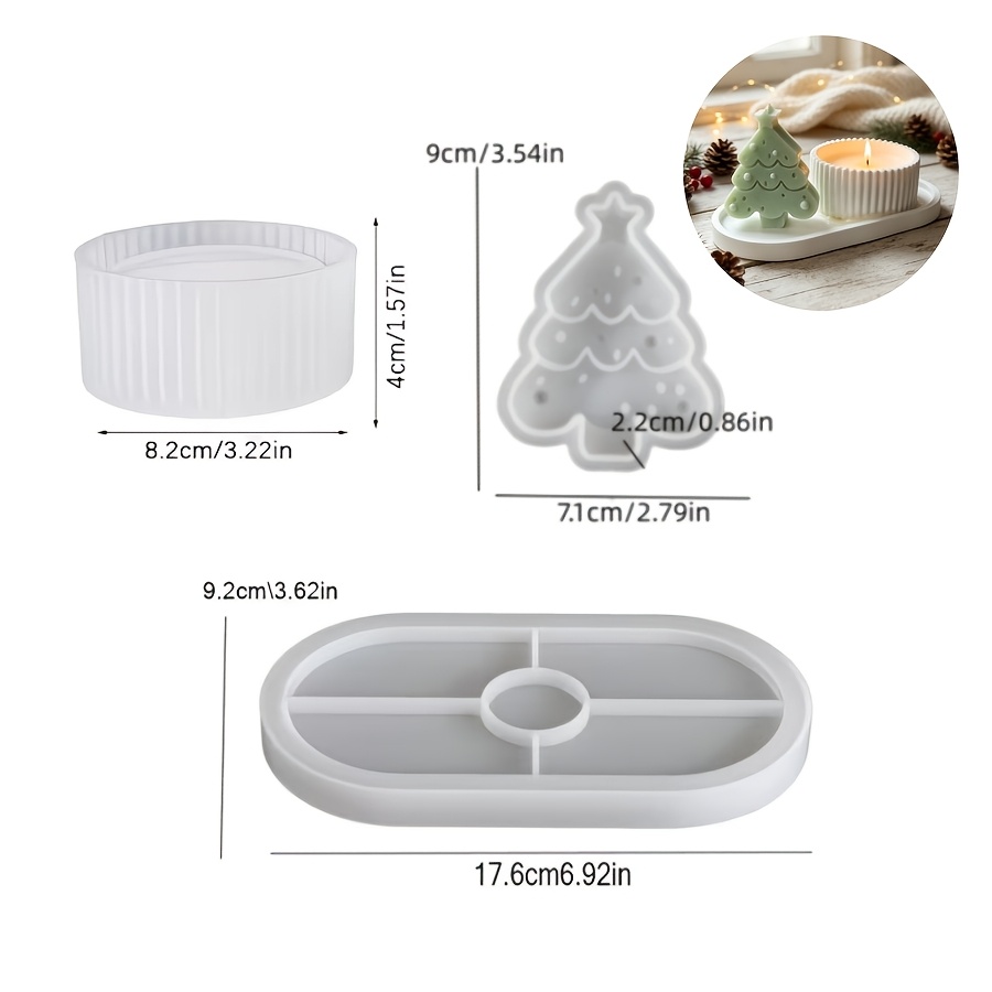 3-piece set resin silicone mol - Silicone Epoxy Resin Molds Set review and price