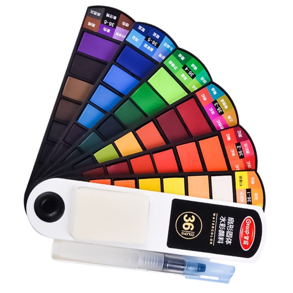 Portable Folding Watercolor Pa - Watercolor Paint Set Solid Pigment review and price