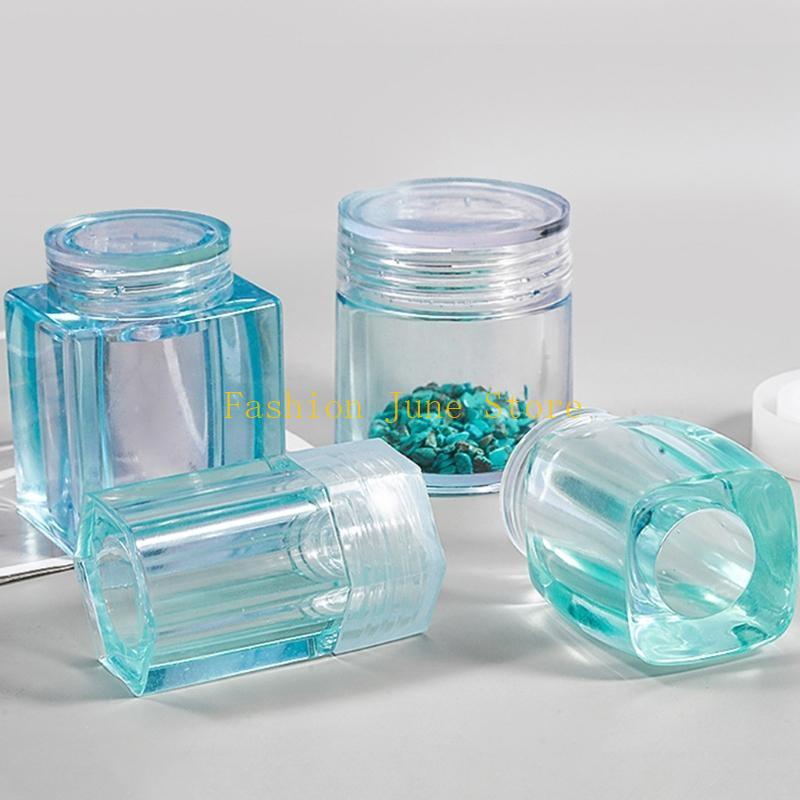 1 Set Storage Bottle Jar Cryst - Silicone Epoxy Resin Molds Set review and price