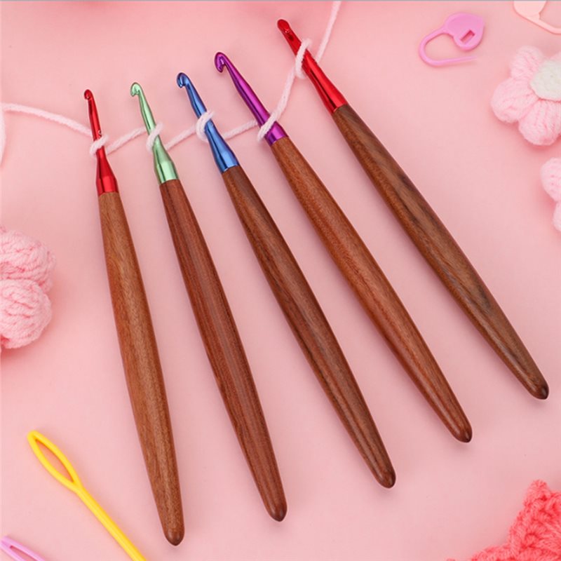 A11E-Crochet Hooks Set, Ergono - Wooden Crochet Hooks Ergonomic Handle review and price