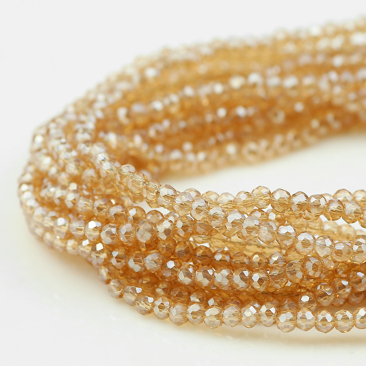 WLYeeS Flat Round Gold Champag - Glass Seed Beads 2Mm Jewelry Making review and price