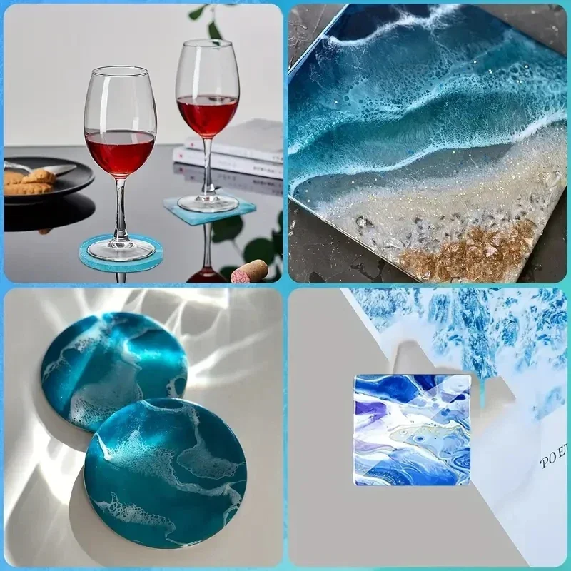 5Pcs/Set DlY Epoxy Resin Cup C - Silicone Epoxy Resin Molds Set review and price