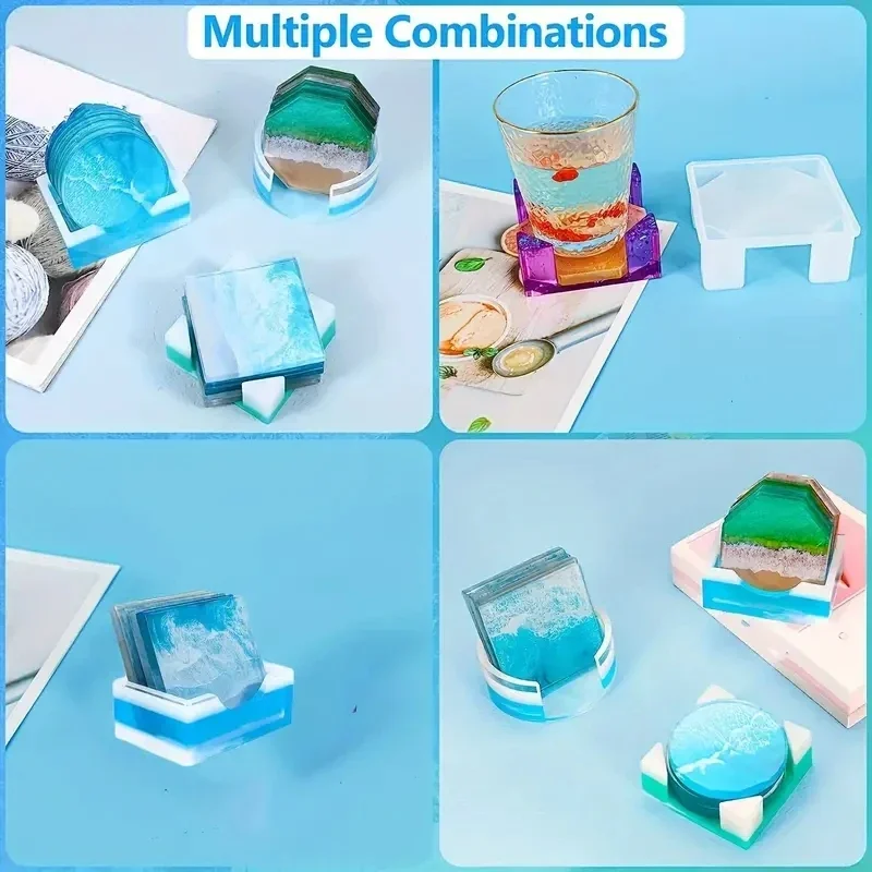 5Pcs/Set DlY Epoxy Resin Cup C - Silicone Epoxy Resin Molds Set review and price