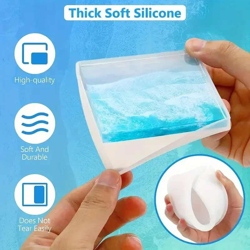 5Pcs/Set DlY Epoxy Resin Cup C - Silicone Epoxy Resin Molds Set review and price