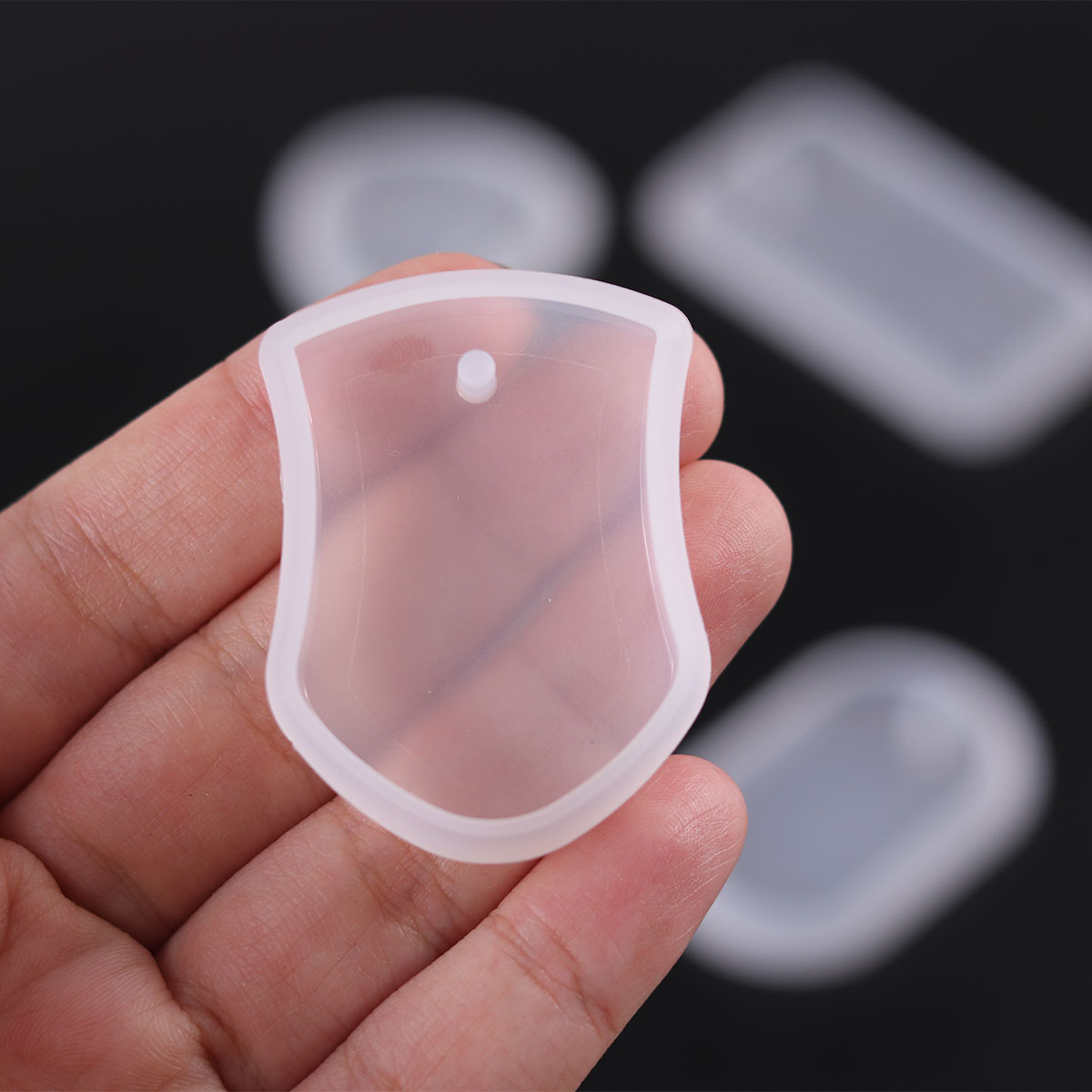 1PC DIY Keychain Pendant Silic - Silicone Epoxy Resin Molds Set review and price