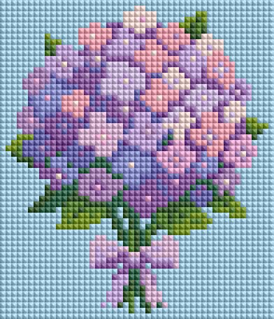 Minigem® Purple Hydrangea 5D D - 5D Diamond Painting Kit Full Drill review and price