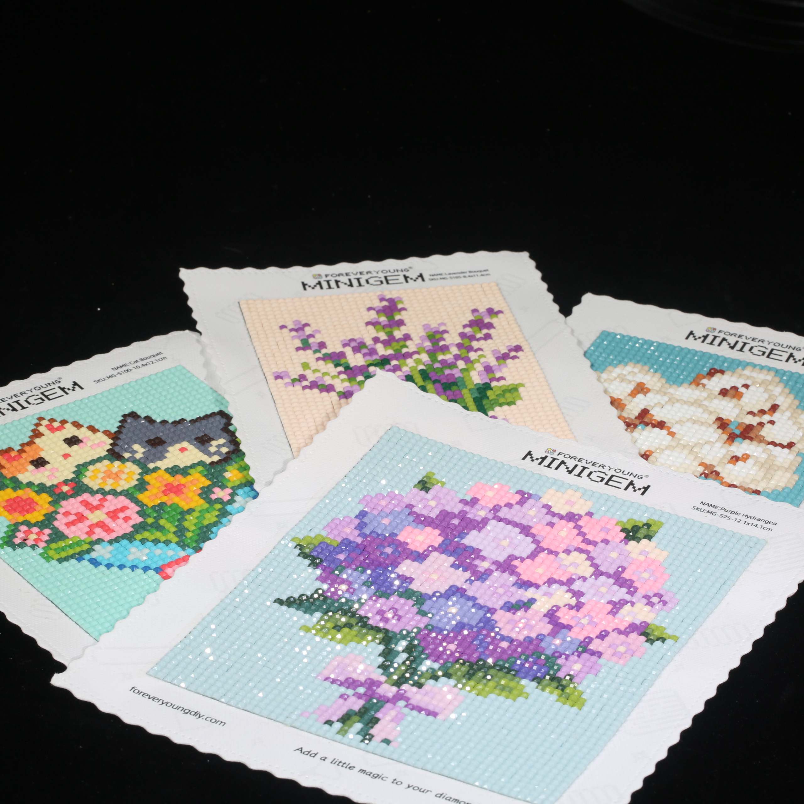 Minigem® Purple Hydrangea 5D D - 5D Diamond Painting Kit Full Drill review and price