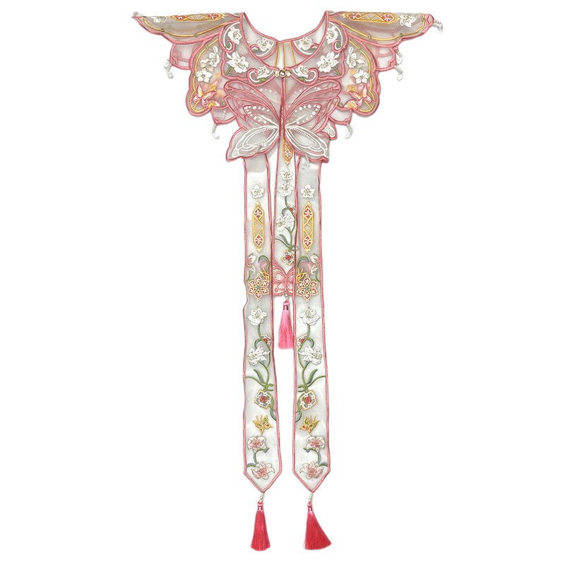 Chinese Hanfu Yunjian Shoulder - Embroidery review and price