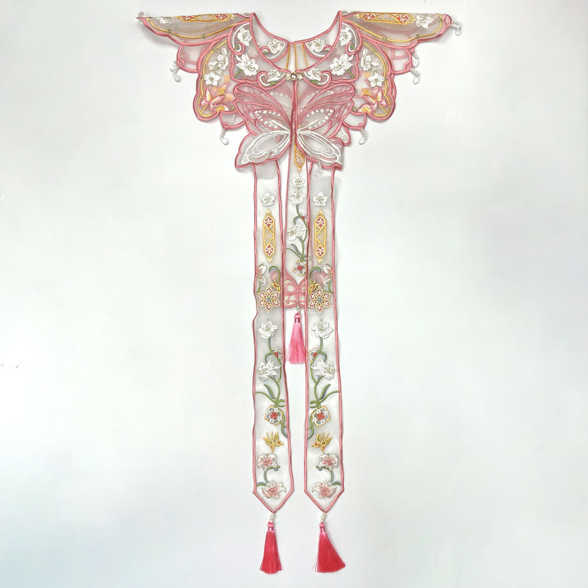 Chinese Hanfu Yunjian Shoulder - Embroidery review and price