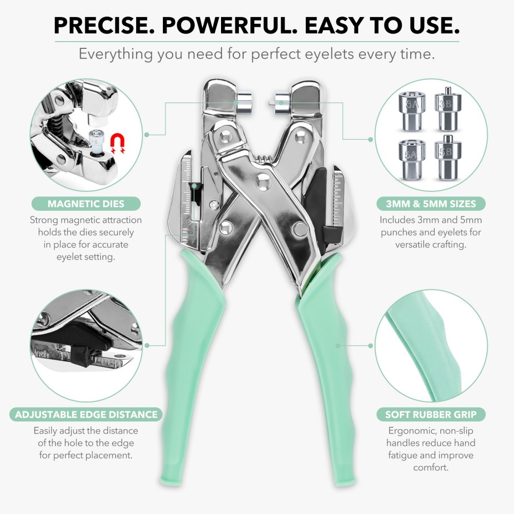 Grommet Tool Kit Handheld Hole - Sewing review and price