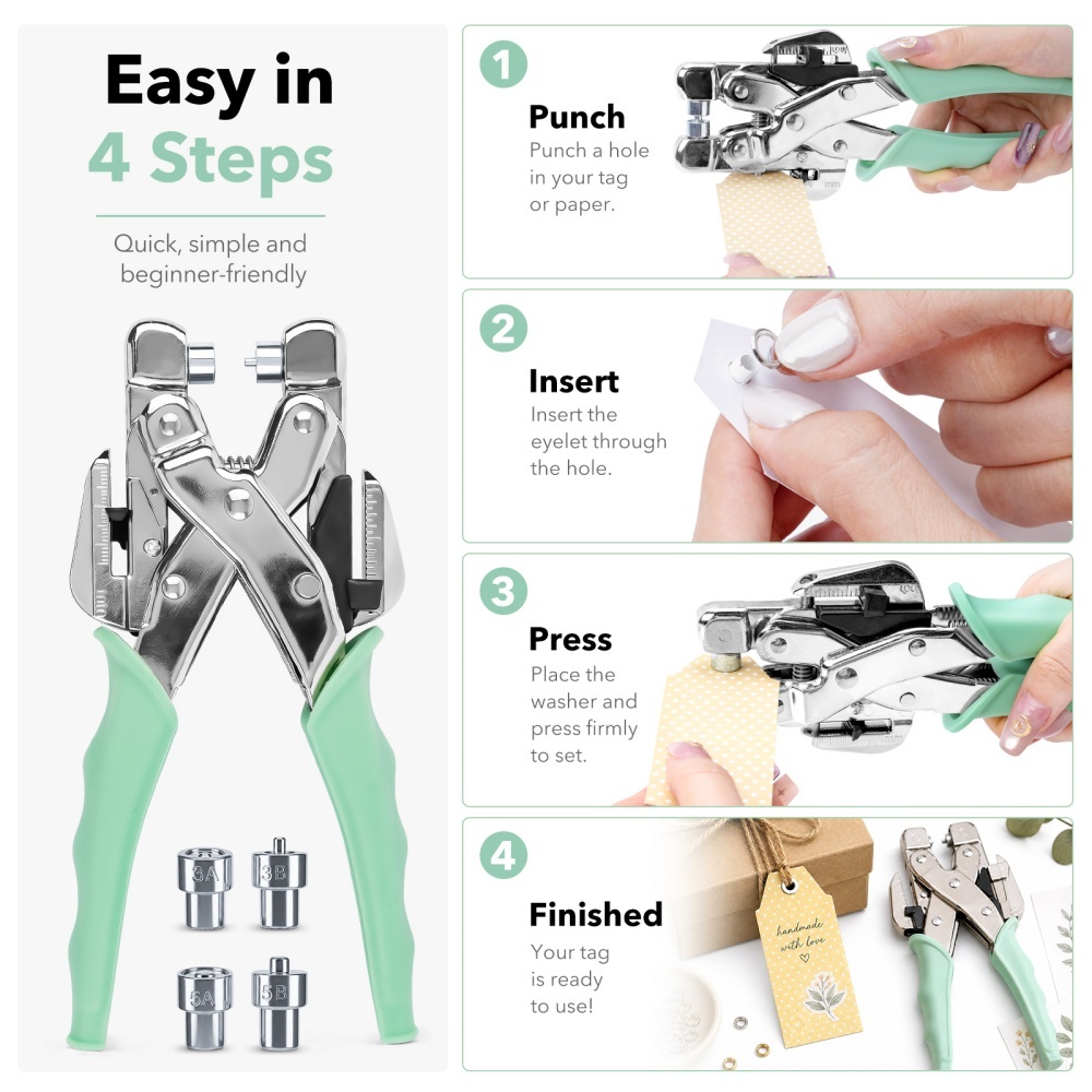 Grommet Tool Kit Handheld Hole - Sewing review and price