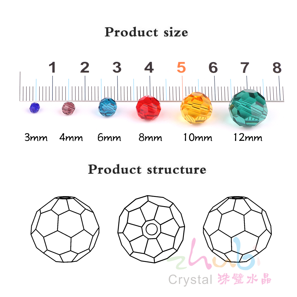 32Facets Round Ball 2mm 3mm 4m - Glass Seed Beads 2Mm Jewelry Making review and price