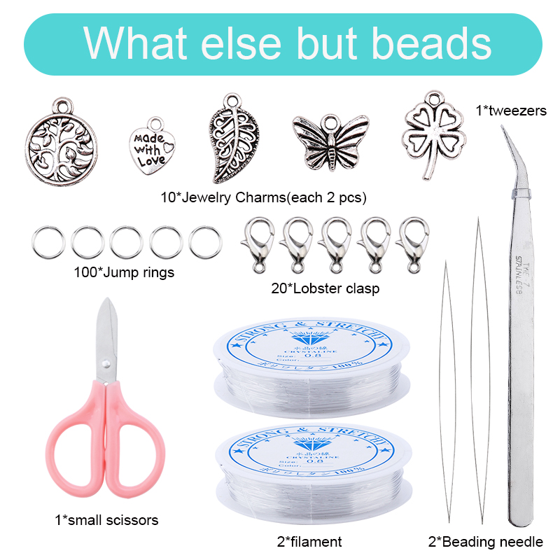 20000pcs Jewelry Making Kit Se - Glass Seed Beads 2Mm Jewelry Making review and price