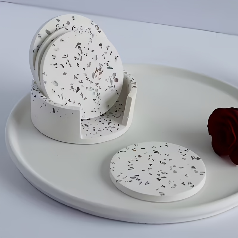 5pcs Round Coaster Silicone Mo - Silicone Epoxy Resin Molds Set review and price