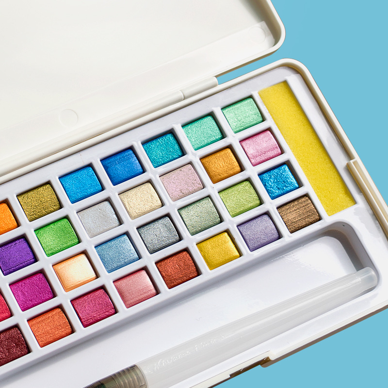 Solid Watercolor Paint Set Gli - Watercolor Paint Set Solid Pigment review and price