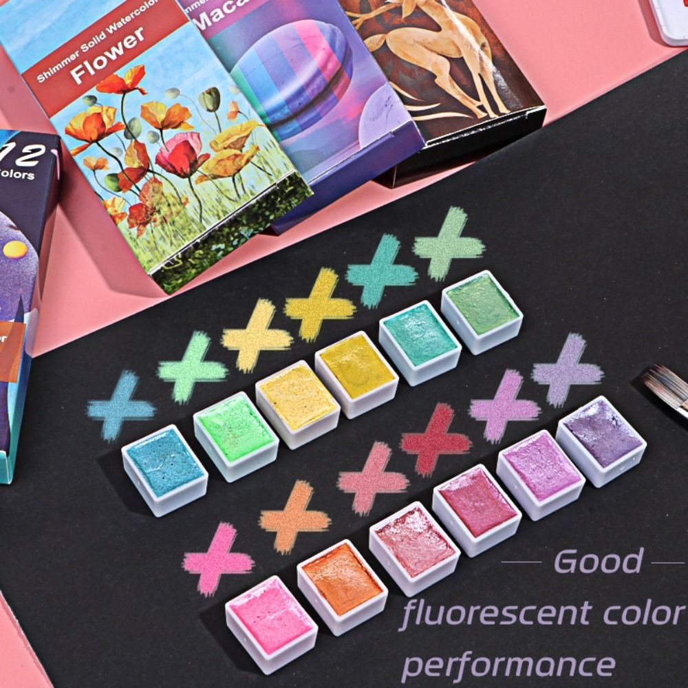 Portable Solid Watercolor Pain - Watercolor Paint Set Solid Pigment review and price
