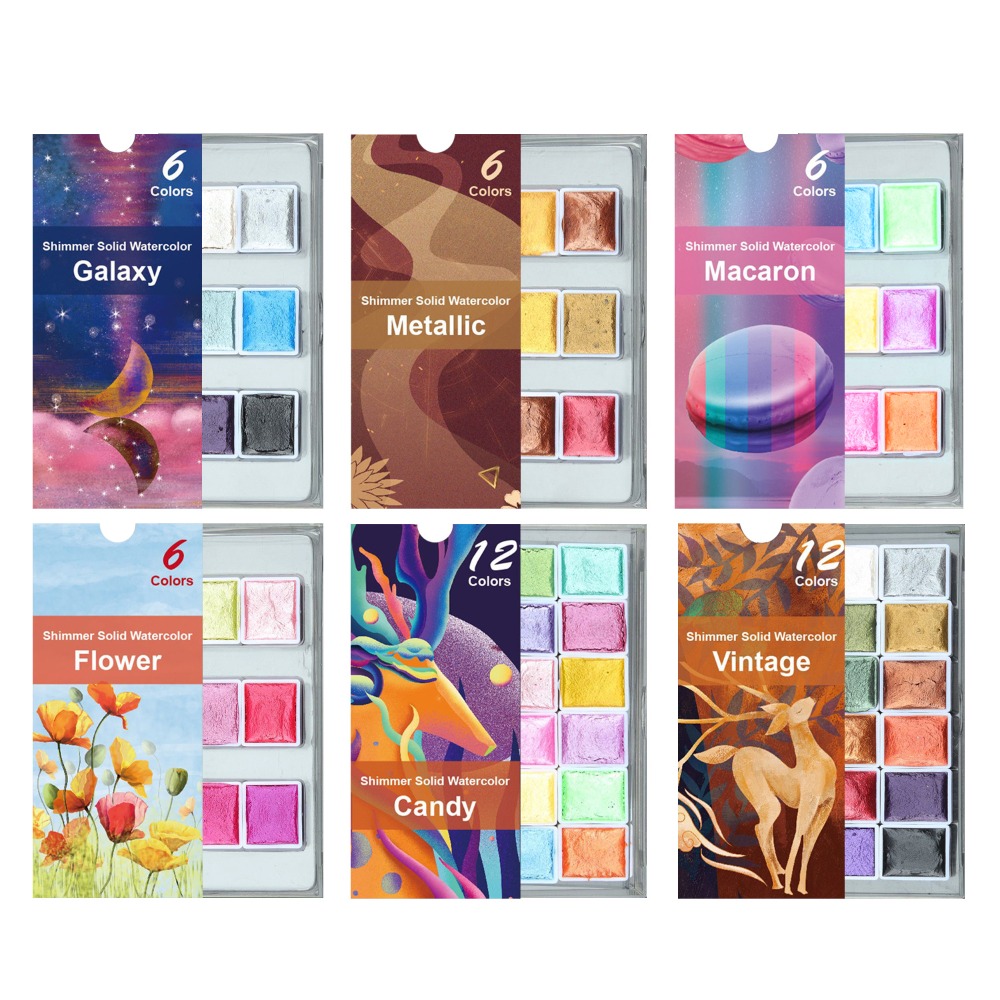 Portable Solid Watercolor Pain - Watercolor Paint Set Solid Pigment review and price