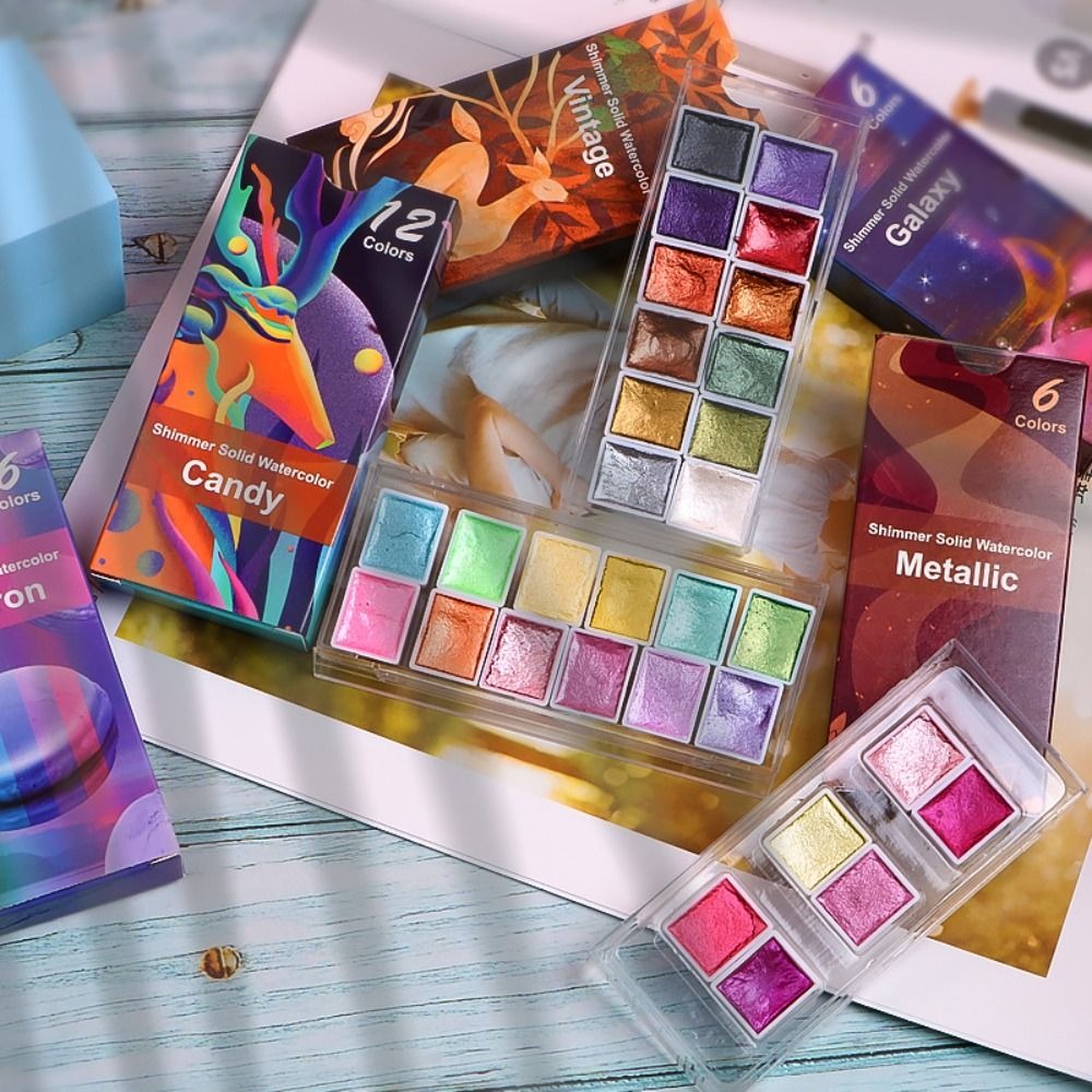 Portable Solid Watercolor Pain - Watercolor Paint Set Solid Pigment review and price