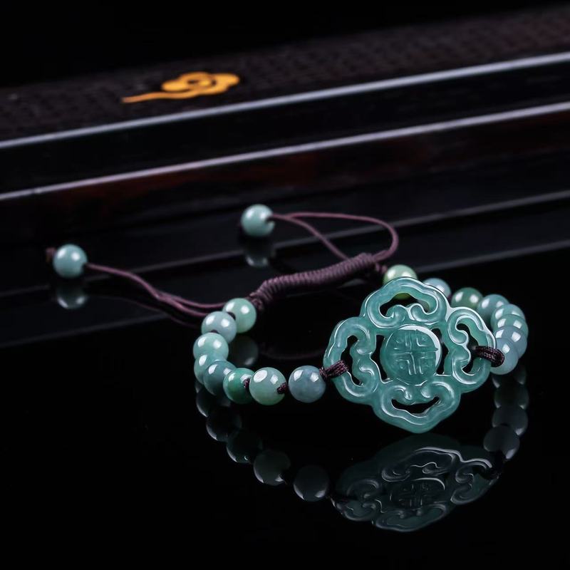 Natural Jadeite A-grade Bracel - Beading review and price