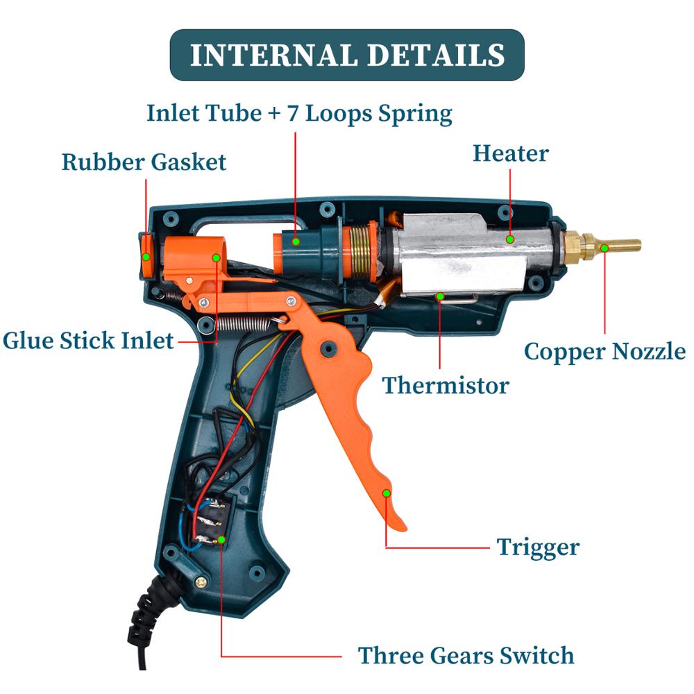 Hot Melt Glue Gun Single， Pack - Hot Melt Glue Gun Cordless review and price