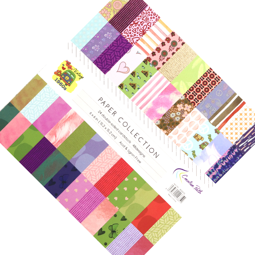 Creative Path 1960s Vintage Fl - Vintage Junk Journal Scrapbooking Paper review and price