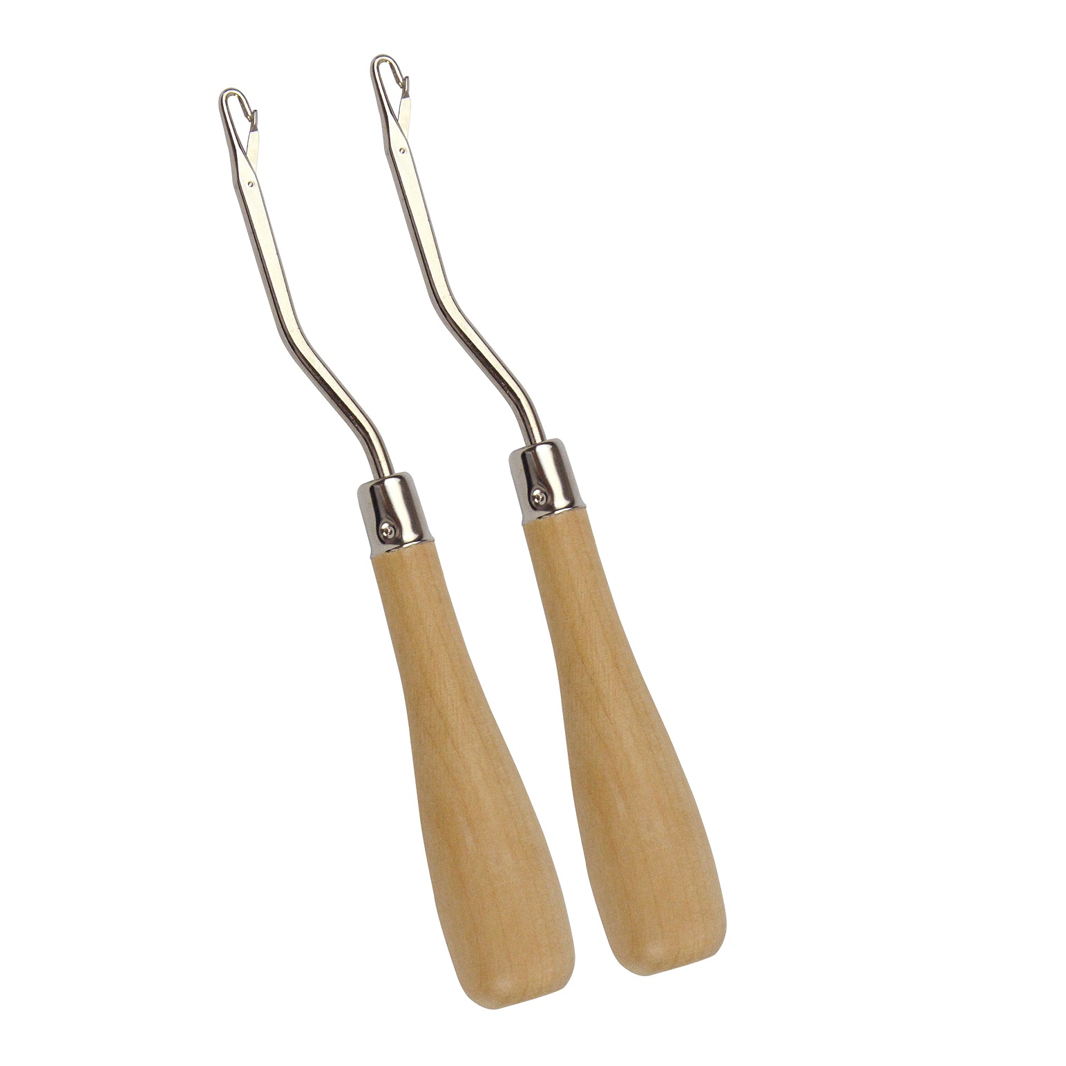 2Pcs Latch Crochet Hook Needle - Wooden Crochet Hooks Ergonomic Handle review and price