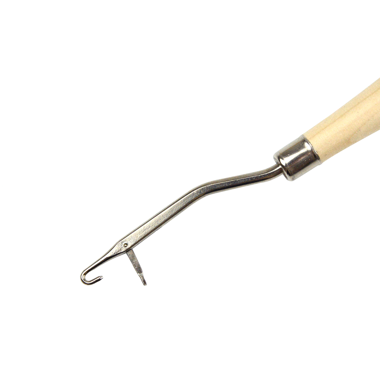 2Pcs Latch Crochet Hook Needle - Wooden Crochet Hooks Ergonomic Handle review and price