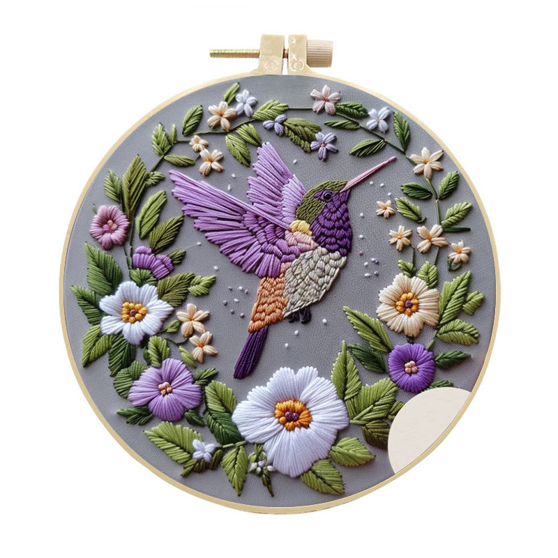 Hummingbird Embroidery Kit for - Cross Stitch Stamped Kits Beginners review and price