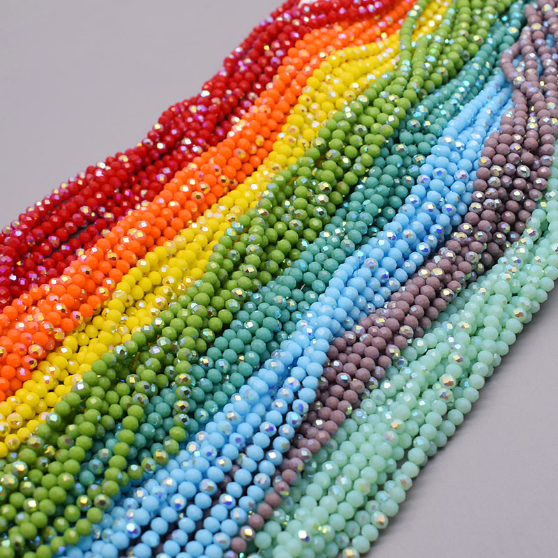 4mm Color scheme 6 strand/bag  - Glass Seed Beads 2Mm Jewelry Making review and price