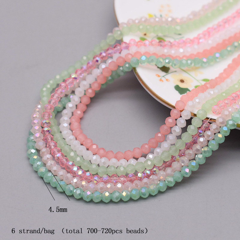 4mm Color scheme 6 strand/bag  - Glass Seed Beads 2Mm Jewelry Making review and price