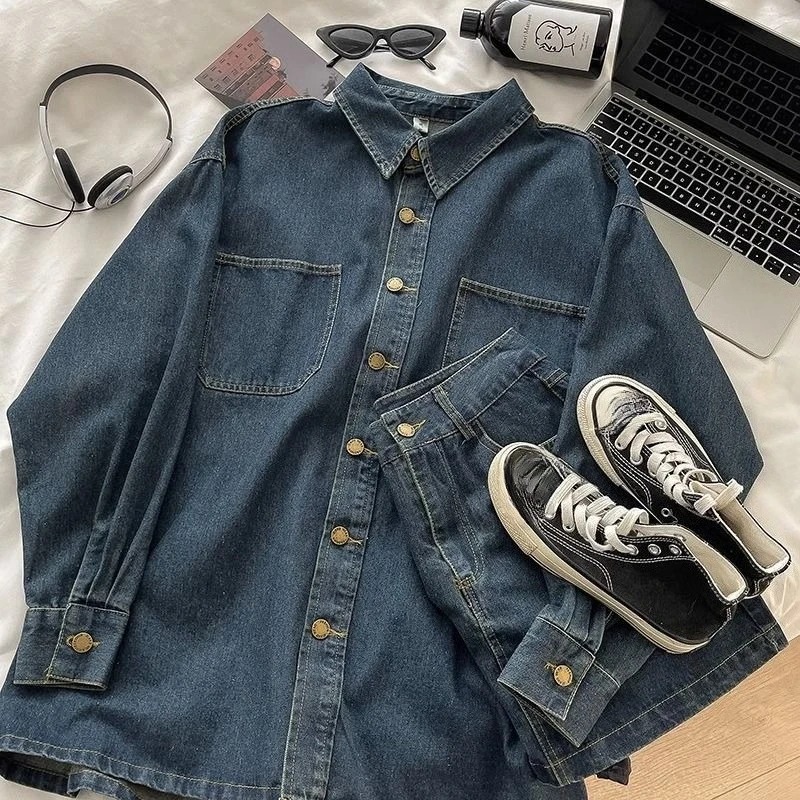 Y2K Denim Skirt Set: Vintage J - Embroidery review and price