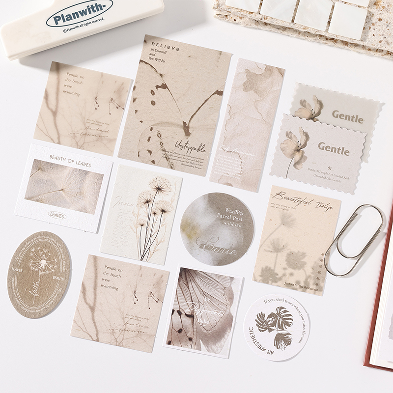 JIANQI 30pcs Vintage Paper for - Vintage Junk Journal Scrapbooking Paper review and price