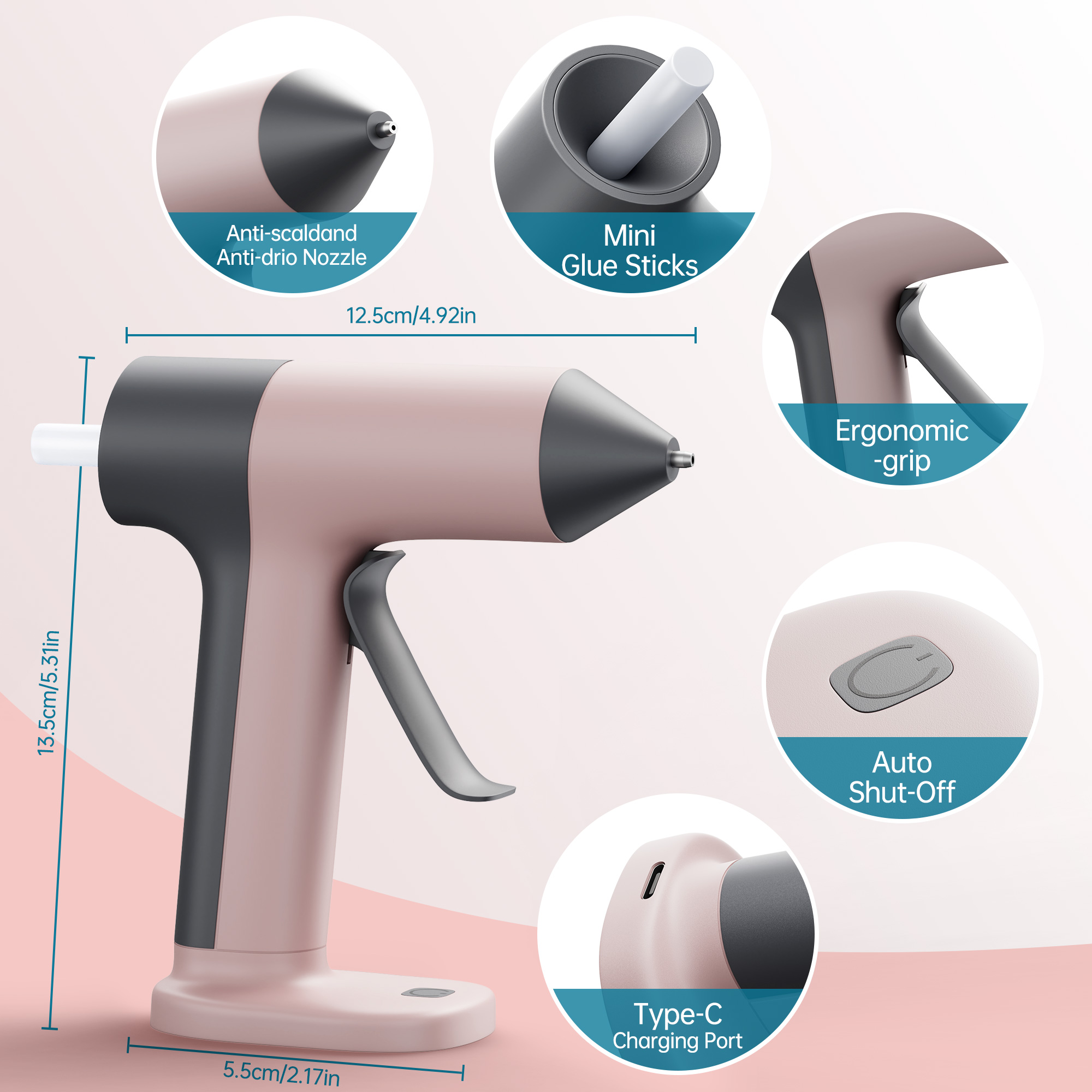Wireless Hot Glue Gun Quick Pr - Hot Melt Glue Gun Cordless review and price