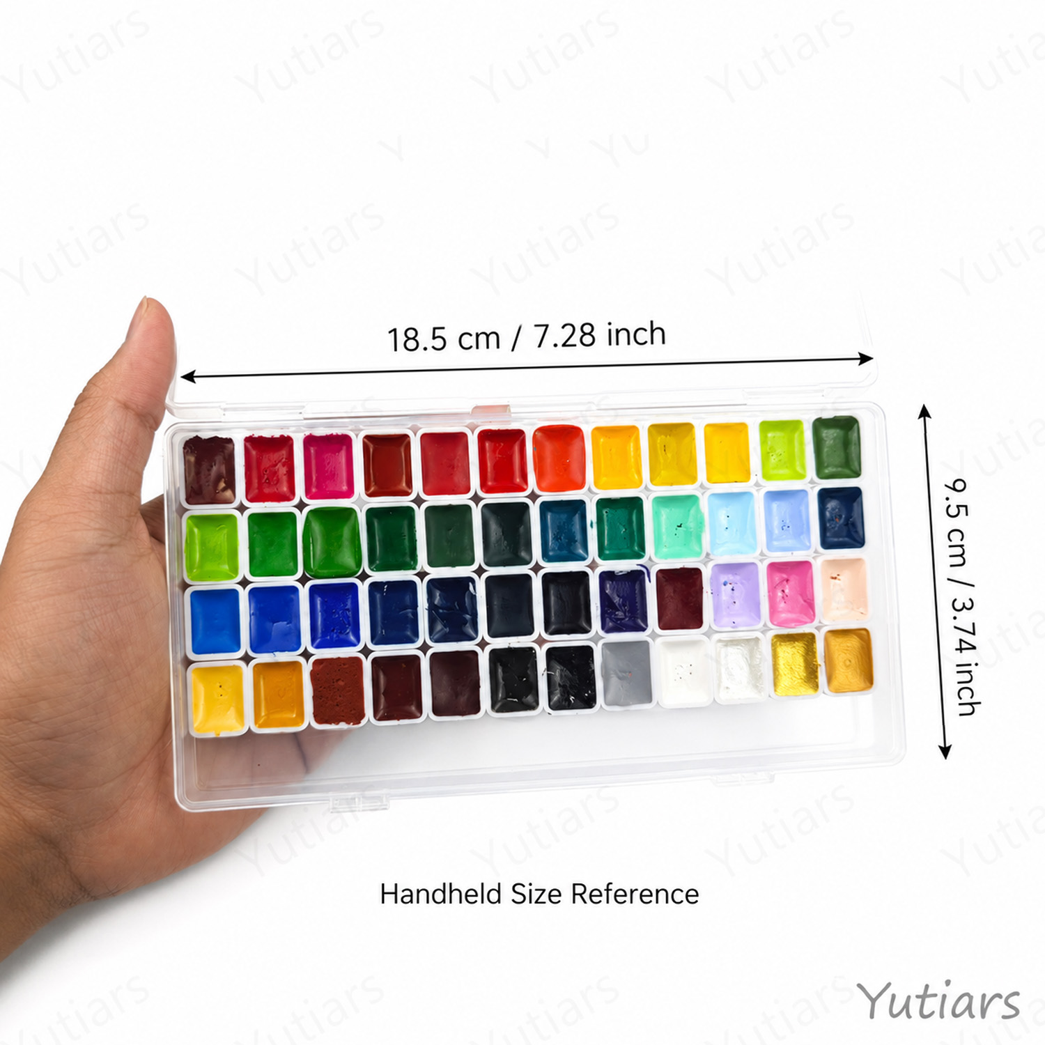 48 Colors Professional Granula - Watercolor Paint Set Solid Pigment review and price