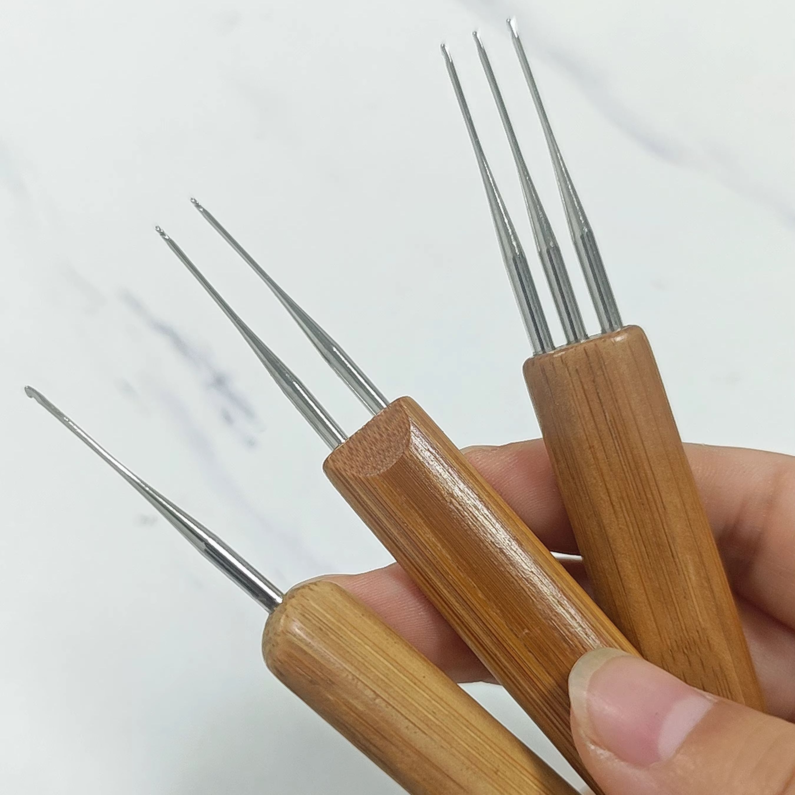 Ergonomic Crochet Hooks with B - Wooden Crochet Hooks Ergonomic Handle review and price