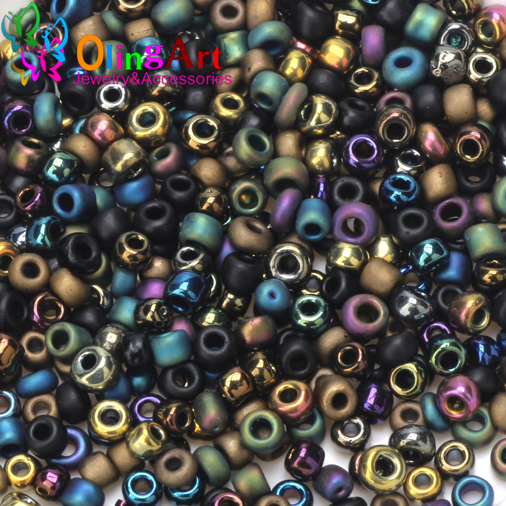 2mm 3mm 4mm Plating Matte Colo - Glass Seed Beads 2Mm Jewelry Making review and price