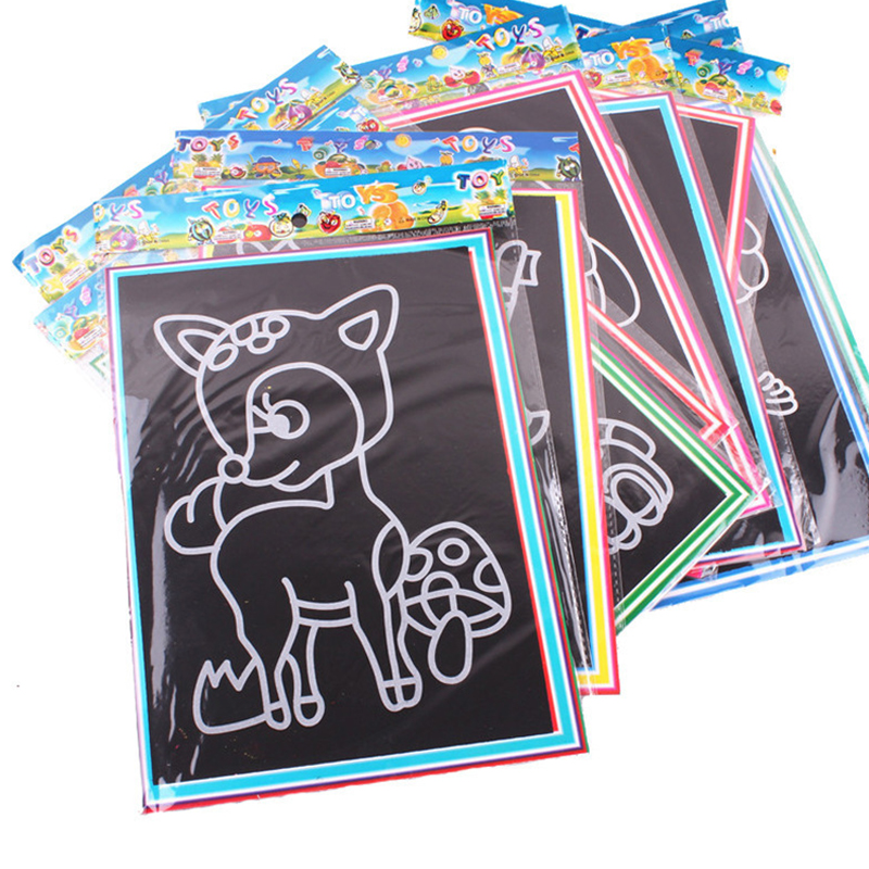 10Sheets Scratching Painting P - Painting Supplies review and price