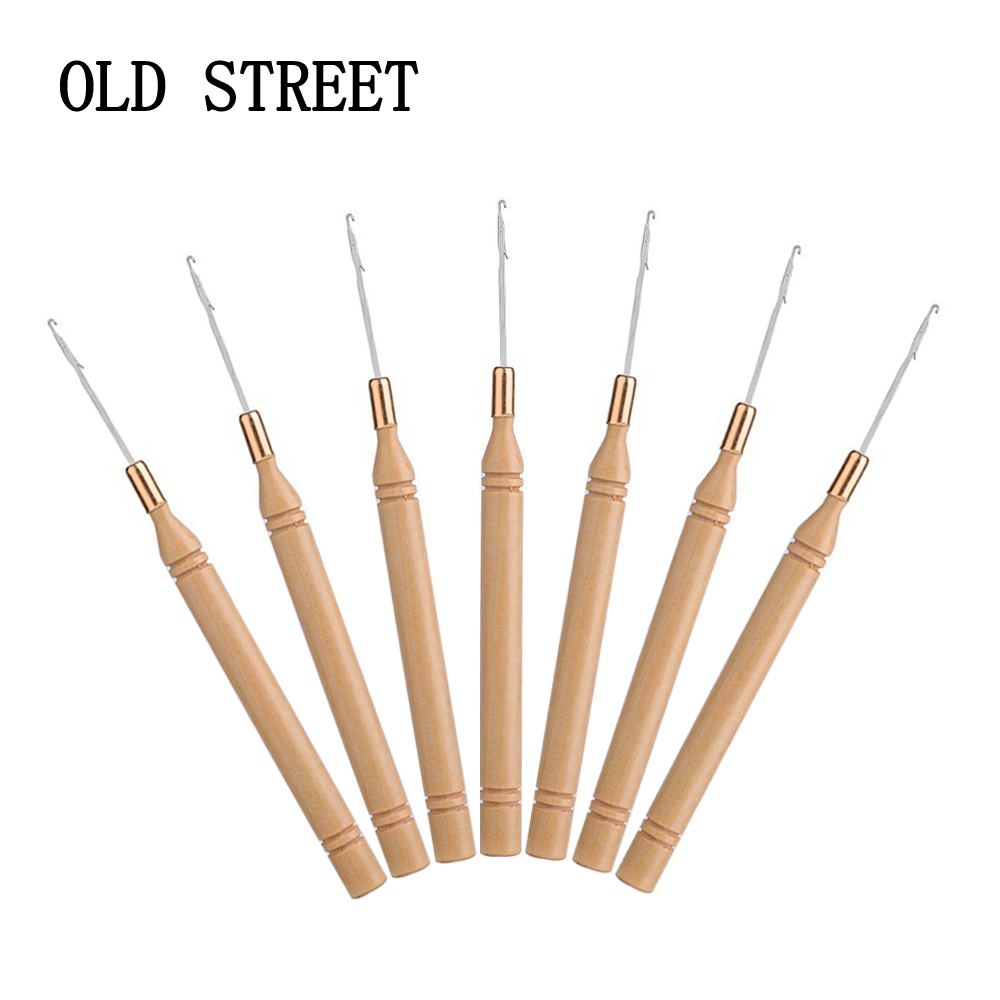 Ergonomic Wooden Handle Hair E - Wooden Crochet Hooks Ergonomic Handle review and price