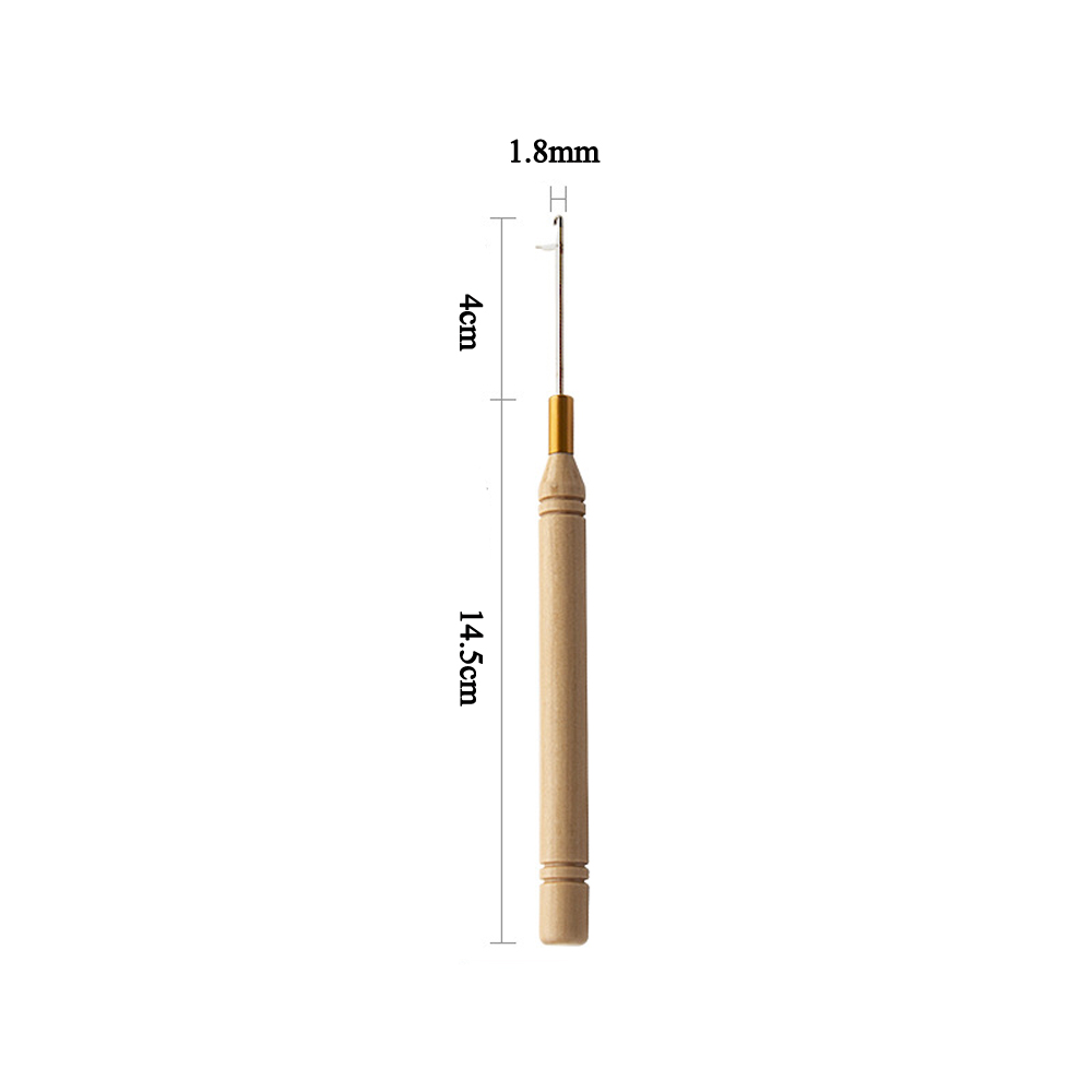 Ergonomic Wooden Handle Hair E - Wooden Crochet Hooks Ergonomic Handle review and price