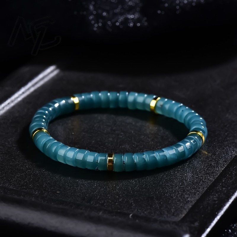 Natural Jadeite Blue Water Aba - Beading review and price