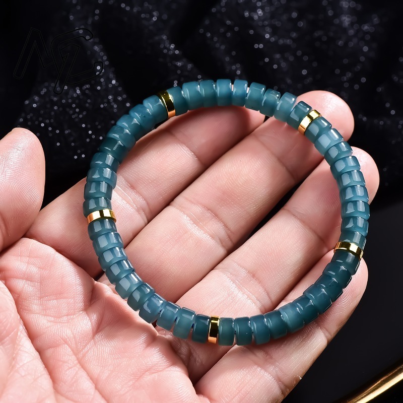 Natural Jadeite Blue Water Aba - Beading review and price