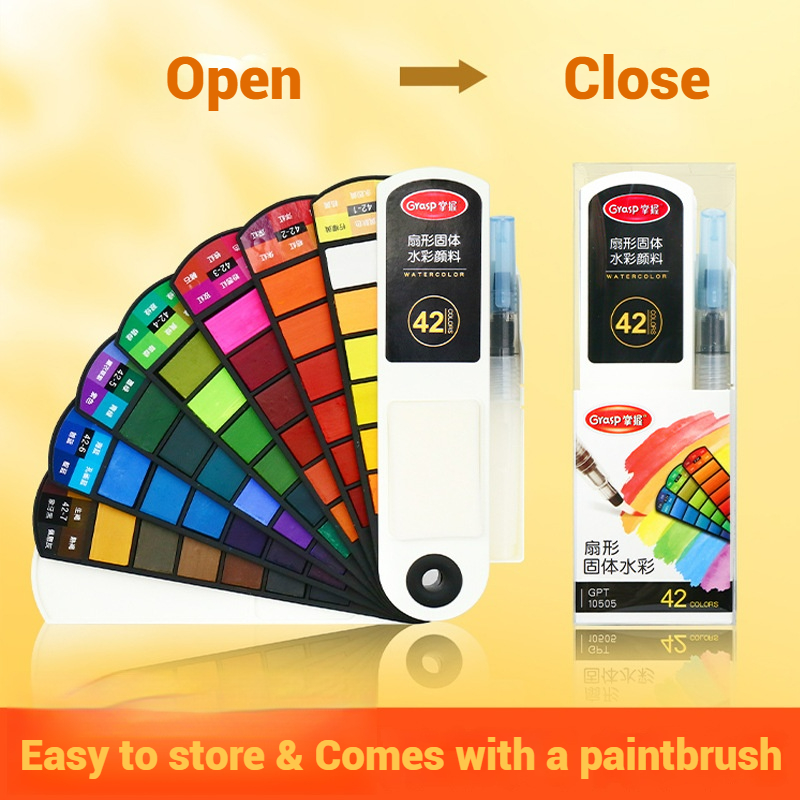 18/24/42/60 Solid Watercolor P - Watercolor Paint Set Solid Pigment review and price